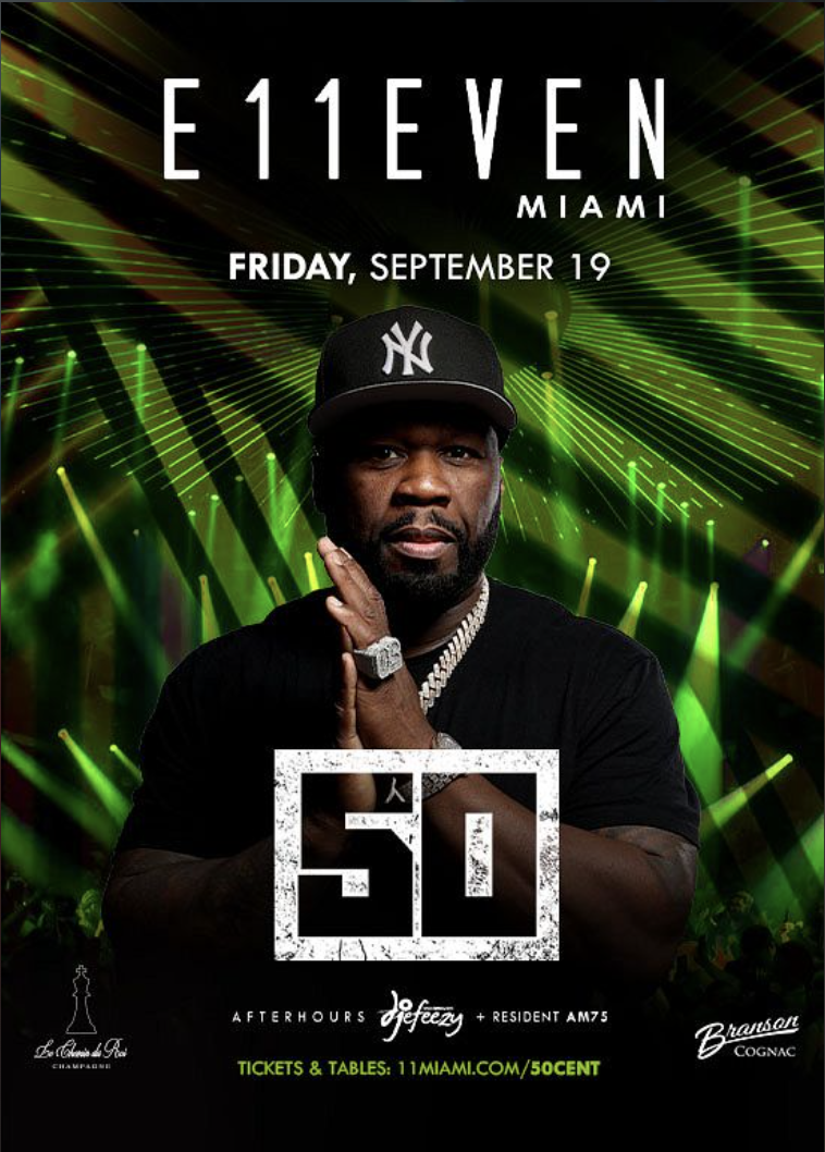 50 Cent at 11miami