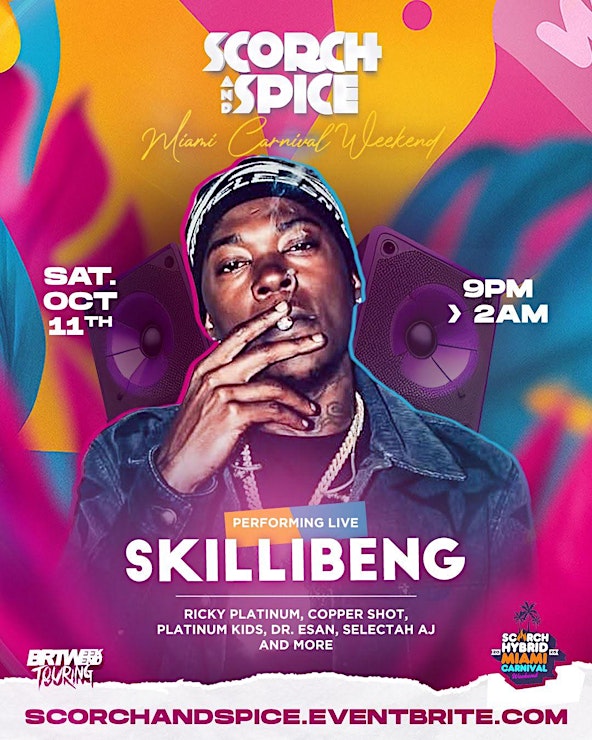 Scorch and Spice Miami Carnival - Skillibeng