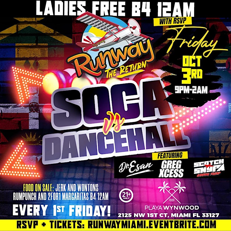 RUNWAY Soca vs Dancehall