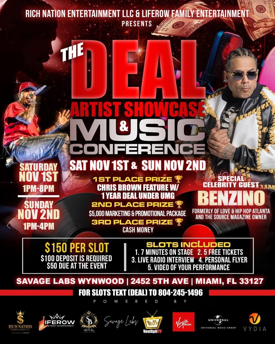THE DEAL ARTIST SHOWCASE & MUSIC CONFERENCE