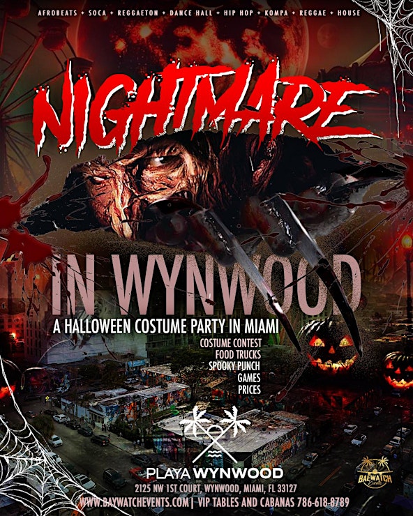 NIGHTMARE IN WYNWOOD A HALLOWEEN COSTUME PARTY IN MIAMI